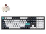 Keychron Q6 MAX Gateron Jupiter Brown Switch - Carbon Black USB безжична  мултимедийна  Цена и описание.