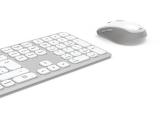 Hama Безжичен комплект клавиатура и мишка WKM-550 бяла 173066 Bluetooth or USB безжична  мултимедийна  комплект с мишка  снимка №3