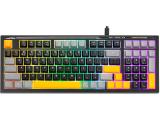 компютърни клавиатури Marvo Gaming Keyboard Soldat S50A - Rainbow 98 keys