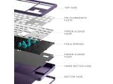 DARK PROJECT ALU87A Violet RGB TKL USB мултимедийна снимка №5 DARK PROJECT ALU87A Violet RGB TKL USB мултимедийна снимка №5