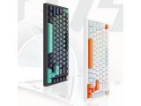 VGN Wireless Gaming Mechanical Keyboard N75 PRO Jelly Orange RGB Bluetooth or USB безжична мултимедийна снимка №4 VGN Wireless Gaming Mechanical Keyboard N75 PRO Jelly Orange RGB Bluetooth or USB безжична мултимедийна снимка №4