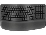 Описание и цена на клавиатура за компютър Logitech Wave Keys ergonomic keyboard GRAPHITE 920-012334 