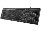 Описание и цена на клавиатура за компютър Genius Keyboard SlimStar 820 Black AI Illuminated Slim, BG 