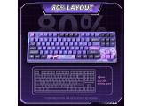 VGN Wireless Gaming Mechanical Keyboard V87 Caribbean Blue Power Silver Bluetooth or USB безжична мултимедийна снимка №5 VGN Wireless Gaming Mechanical Keyboard V87 Caribbean Blue Power Silver Bluetooth or USB безжична мултимедийна снимка №5