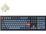 Keychron V6 MAX QMK Carbon Black Wireless Yellow Switches Bluetooth or USB безжична  мултимедийна  снимка №3
