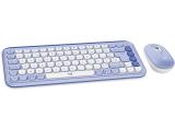 Описание и цена на клавиатура за компютър Logitech POP Icon Combo Lilac & Off White US International (Qwerty) 920-013078 