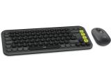 Описание и цена на клавиатура за компютър Logitech POP ICON COMBO Graphite & Green Italiano (Qwerty) 920-013115 