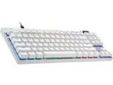 Logitech G PRO X TKL RAPID Gaming Keyboard White 920-013242 USB мултимедийна  Цена и описание.