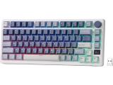 Цена за ROYAL KLUDGE RK-M75 Ocean Blue Gaming Keyboard - Bluetooth or USB
