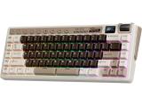 Цена за ROYAL KLUDGE RK M70 Mocha Grey Gaming Keyboard - Bluetooth or USB
