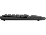Logitech Wave Bluetooth ergonomic keyboard - GRAPHITE 920-012304 Bluetooth or USB безжична  мултимедийна  снимка №3