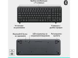 Logitech MK250 Graphite Кирилизирана USB безжична  мултимедийна  комплект с мишка  снимка №4