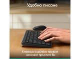 Logitech MK250 Graphite Кирилизирана USB безжична  мултимедийна  комплект с мишка  снимка №6