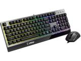 Компютърна клавиатура MSI VIGOR GK30 COMBO US - Gaming Keyboard + Gaming Mouse USB - цена и спецификации Цена за MSI VIGOR GK30 COMBO US - Gaming Keyboard + Gaming Mouse - USB