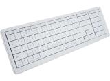 CLEVETURA CLVX 1 Touch-On-Keys AI Wireless Keyboard White Bluetooth or USB безжична  мултимедийна  Цена и описание.