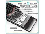 Ajazz Gaming Mechanical Keyboard AK820 - Red Switches USB мултимедийна  снимка №4