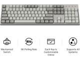 Keychron C2 Pro 8K QMK Super Red Switch C2PX-M1 USB мултимедийна  снимка №5