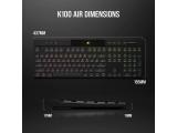 CORSAIR K100 AIR WIRELESS RGB Ultra-Thin Mechanical Gaming Keyboard CH-913A01U-NA USB мултимедийна  снимка №3