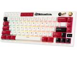 ROYAL KLUDGE RK M65 Famicom Gaming Keyboard Cream switch USB безжична  мултимедийна  снимка №2