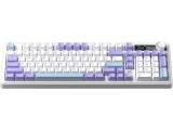 компютърни клавиатури Ajazz Wireless Gaming Mechanical Keyboard AK980 V2 Maillard Switch Purple, White