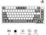Ajazz Gaming Mechanical Keyboard AK820 AS Red Switch Gray White USB мултимедийна снимка №2 Ajazz Gaming Mechanical Keyboard AK820 AS Red Switch Gray White USB мултимедийна снимка №2