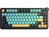 компютърни клавиатури Aula Wireless Gaming Mechanical Keyboard AU75 Bloomfield Switch US Turmeric yellow