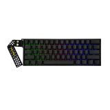 Цена за Aula Aula геймърска механична клавиатура Wireless Gaming Mechanical Keyboard MINI 60 HE PRO 8K  - Stormrise Magnetic Switch [Linear] (English US), Black MINI60-HE-PRO-SE NEW - 