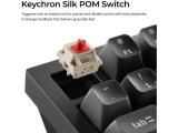 Keychron Q1 Ultra 8K Black Silk POM Switch Banana Bluetooth or USB безжична мултимедийна снимка №3 Keychron Q1 Ultra 8K Black Silk POM Switch Banana Bluetooth or USB безжична мултимедийна снимка №3