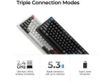 Keychron Q1 Ultra 8K Black Silk POM Switch Banana Bluetooth or USB безжична мултимедийна снимка №5 Keychron Q1 Ultra 8K Black Silk POM Switch Banana Bluetooth or USB безжична мултимедийна снимка №5