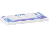 Нови модели и предложения за клавиатури за компютър: Aula Wireless Gaming Mechanical Keyboard F75 MAX Reaper Switch White Blue Purple