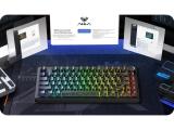Aula Wireless Gaming Mechanical Keyboard F75HE Black King Magnetic Switch Black Gray Bluetooth or USB безжична  снимка №2