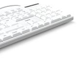 Hama Жична клавиатура CK-200 бяла USB мултимедийна  снимка №3