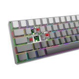 White Shark White Shark геймърска механична клавиатура Gaming Mechanical Keyboard NUNCHAKU - Red Switches (English US), Grey NUNCHAKU-G-US-RED.SW NEW снимка №5 White Shark White Shark геймърска механична клавиатура Gaming Mechanical Keyboard NUNCHAKU - Red Switches (English US), Grey NUNCHAKU-G-US-RED.SW NEW снимка №5