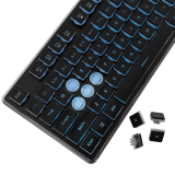 White Shark White Shark геймърска клавиатура Gaming Keyboard TACHI - Low-Profile (English US), Black TACHI-B-US NEW снимка №4 White Shark White Shark геймърска клавиатура Gaming Keyboard TACHI - Low-Profile (English US), Black TACHI-B-US NEW снимка №4