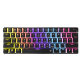 Цена за White Shark White Shark геймърска механична клавиатура Gaming Mechanical Keyboard SHINOBI 2 - Red Switches (English US), Black ASHIKO-2-B-US-RED.SW NEW - 