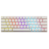 Цена за White Shark White Shark геймърска механична клавиатура Gaming Mechanical Keyboard WAKIZASHI 2 - Blue Switches (English US), White WAKIZASHI-2-US-W-BLUE.SW NEW - 