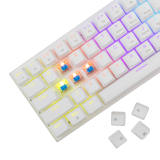 White Shark White Shark геймърска механична клавиатура Gaming Mechanical Keyboard WAKIZASHI 2 - Blue Switches (English US), White WAKIZASHI-2-US-W-BLUE.SW NEW снимка №3 White Shark White Shark геймърска механична клавиатура Gaming Mechanical Keyboard WAKIZASHI 2 - Blue Switches (English US), White WAKIZASHI-2-US-W-BLUE.SW NEW снимка №3