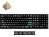компютърни клавиатури Keychron Q6 Ultra 8K Black Silk POM Switch Banana
