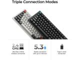 Keychron Q6 Ultra 8K Black Silk POM Switch Banana Bluetooth or USB безжична мултимедийна снимка №4 Keychron Q6 Ultra 8K Black Silk POM Switch Banana Bluetooth or USB безжична мултимедийна снимка №4