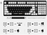 MCHOSE Wireless Gaming Mechanical Keyboard UT98 Classic Therapy Silent Peach V3 Switch Bluetooth or USB безжична  мултимедийна  снимка №2