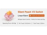 MCHOSE Wireless Gaming Mechanical Keyboard UT98 Classic Therapy Silent Peach V3 Switch Bluetooth or USB безжична  мултимедийна  снимка №5