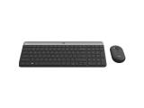 Описание и цена на клавиатура за компютър Logitech Slim Wireless Keyboard and Mouse Combo MK470 Graphite 