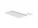 Logitech Slim Wireless Keyboard and Mouse Combo MK470 White USB безжична  мултимедийна  комплект с мишка  снимка №3