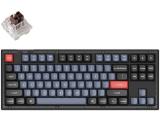 Описание и цена на клавиатура за компютър Keychron V3 TKL Knob QMK Frosted Black Brown Switch RGB 