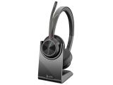 Описание и цена на безжични Poly Voyager 4320 UC Wireless Headset with Charge Stand Teams 