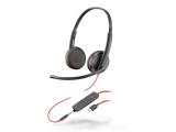 жични на фокус - жични Plantronics Poly BLACKWIRE C3225 стерео слушалки