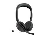 Jabra Evolve2 65 Flex стерео слушалки, Bluetooth, USB-C, UC, ANC, черни снимка №2 Jabra Evolve2 65 Flex стерео слушалки, Bluetooth, USB-C, UC, ANC, черни снимка №2