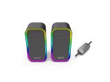 Marvo Gaming Speakers 2.0 6W Havoc 20 Black снимка №4 Marvo Gaming Speakers 2.0 6W Havoc 20 Black снимка №4