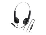 Описание и цена на жични Genius Headset HS-220U - AI, Black 