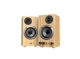Описание и цена на нов звуков компонент - тонколони ( тон колони, колонки ) Genius Speakers 2.0 - 20W RMS, Bluetooth, 3D Surround, Pine Wood